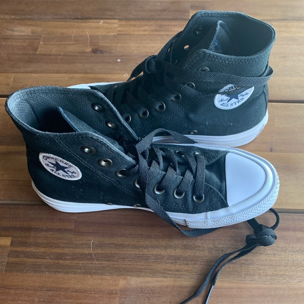 Converse High Tops Black and White